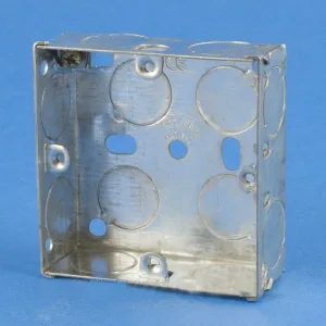 1 Gang Metal Back Box 35mm PSB135