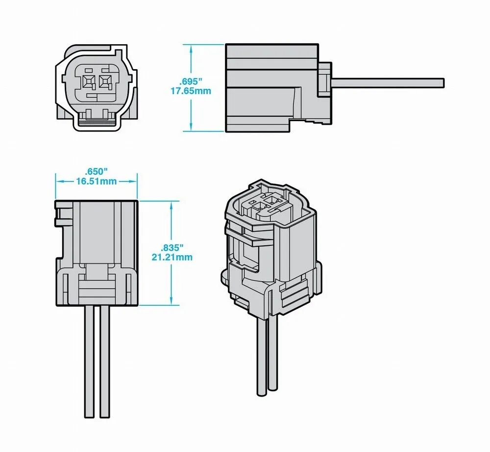2017   Yamaha R6 Turn Signal Adapter Plugs / Connectors 2018 2019 2020 2021