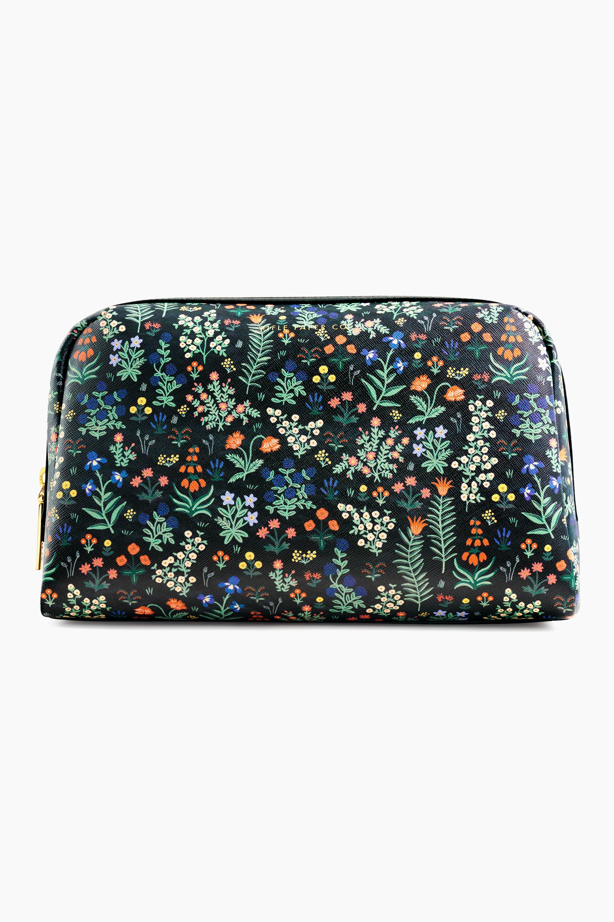 Black Menagerie Garden Large Cosmetic Pouch