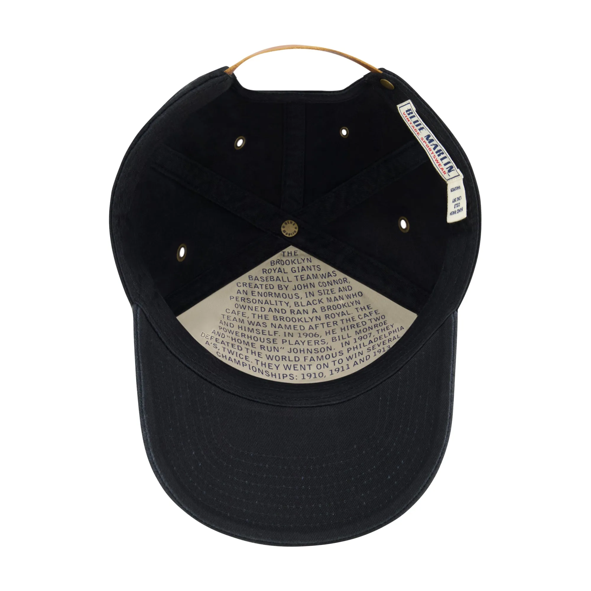 Blue Marlin Brooklyn Royal Giants Baseball Cap