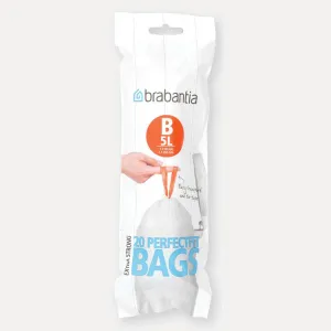 Brabantia PerfectFit Bags Code B 5L Slimline Single Roll