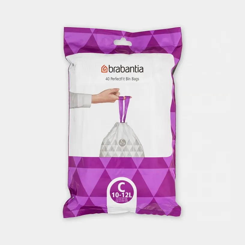 Brabantia PerfectFit Bin Bags Code C 10-12L