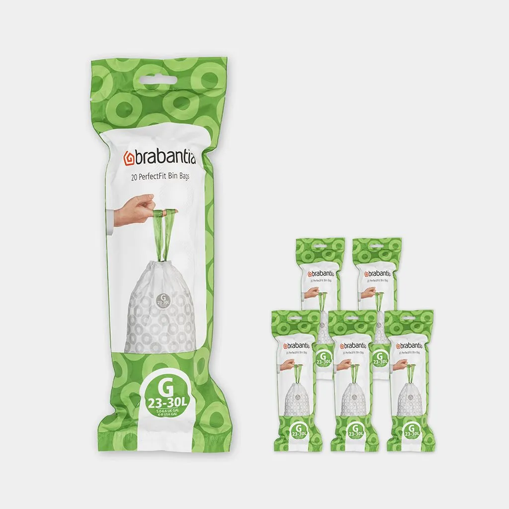 Brabantia PerfectFit Bin Bags Code G 23-30L