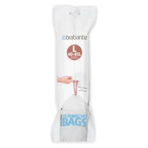 Brabantia PerfectFit Bin Liners L 40-45L - 10 bags