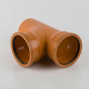 Brett Martin 87.5 Deg Double Socket Branch 110mm