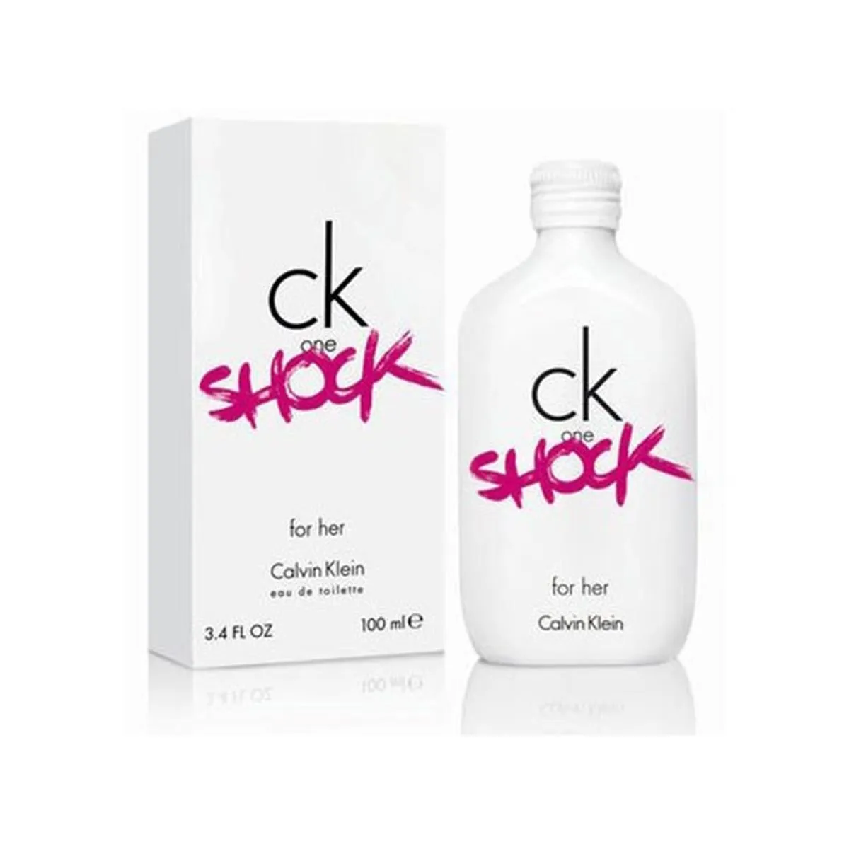 Calvin Klein OSHTS34F Ck One Shock & Calvin Klein EDT Spray for Women - 3.4 oz