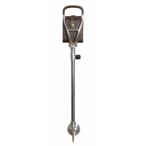 Classic Canes Polo Seat Stick Height Adjustable Brown Leather