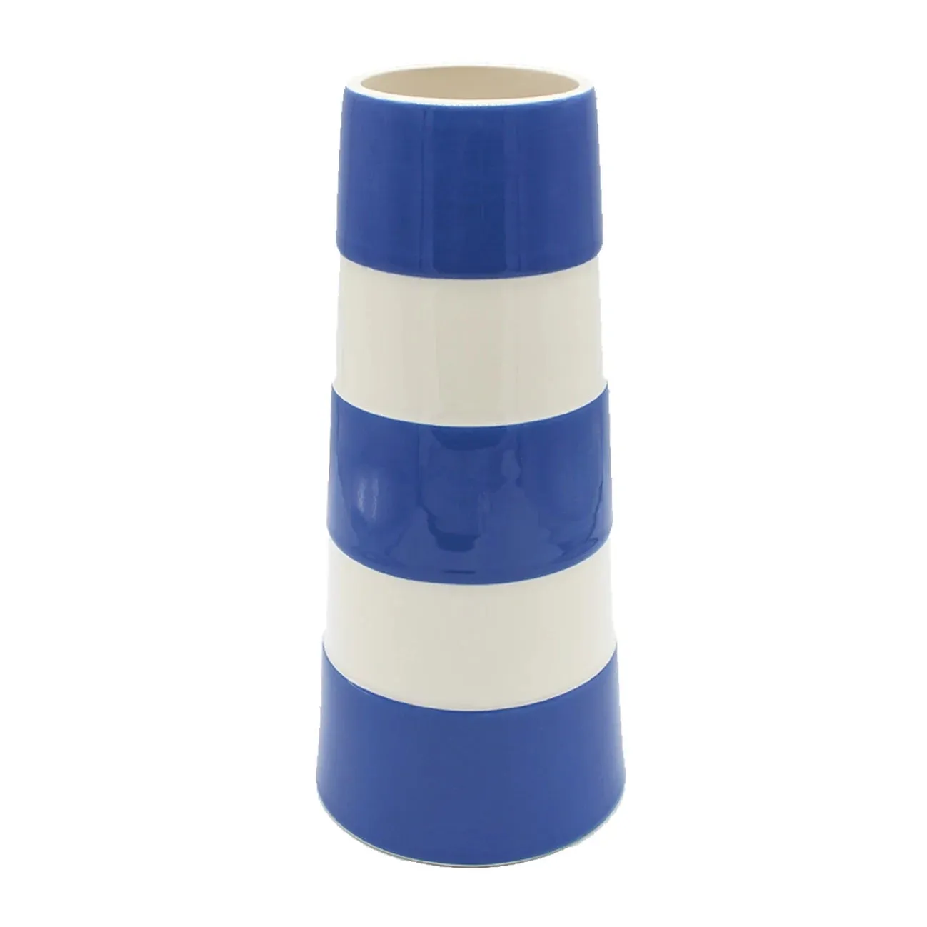 Cornishware Tall Lighthouse Vase