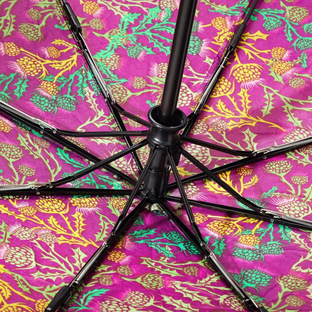 Eco Chic Foldable Mini Umbrella Thistle Purple