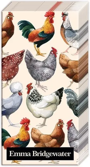 Emma Bridgewater Hens Pocket Tissues PT 715300