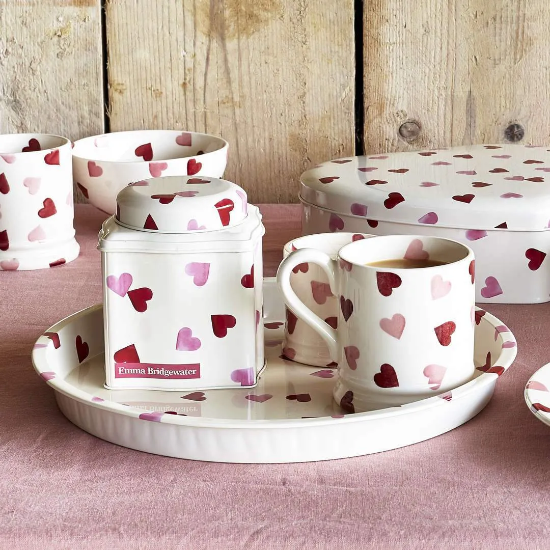 Emma Bridgewater Pink Hearts Round Tin Tray
