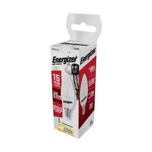 Energizer LED Candle Opal SES/E14 Warm White 250lm 25W