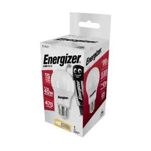 Energizer LED GLS Opal ES/E27 Warm White 470lm 40W