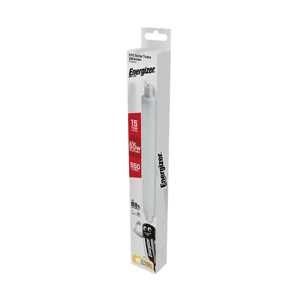 Energizer LED S15 Strip Tube Frosted Warm White 550lm 284mm