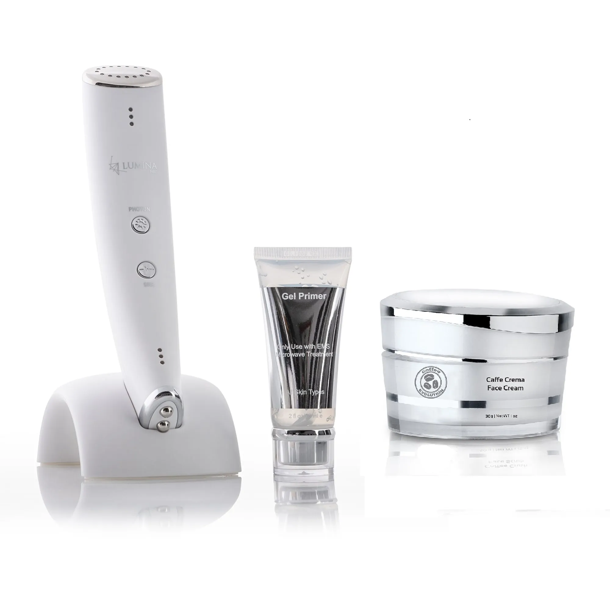 Facial Toning Kit with Coffee Infused Moisturizing cream