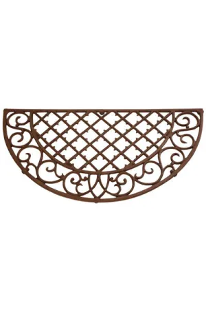 Fallen Fruits Cast Iron Half Round Doormat