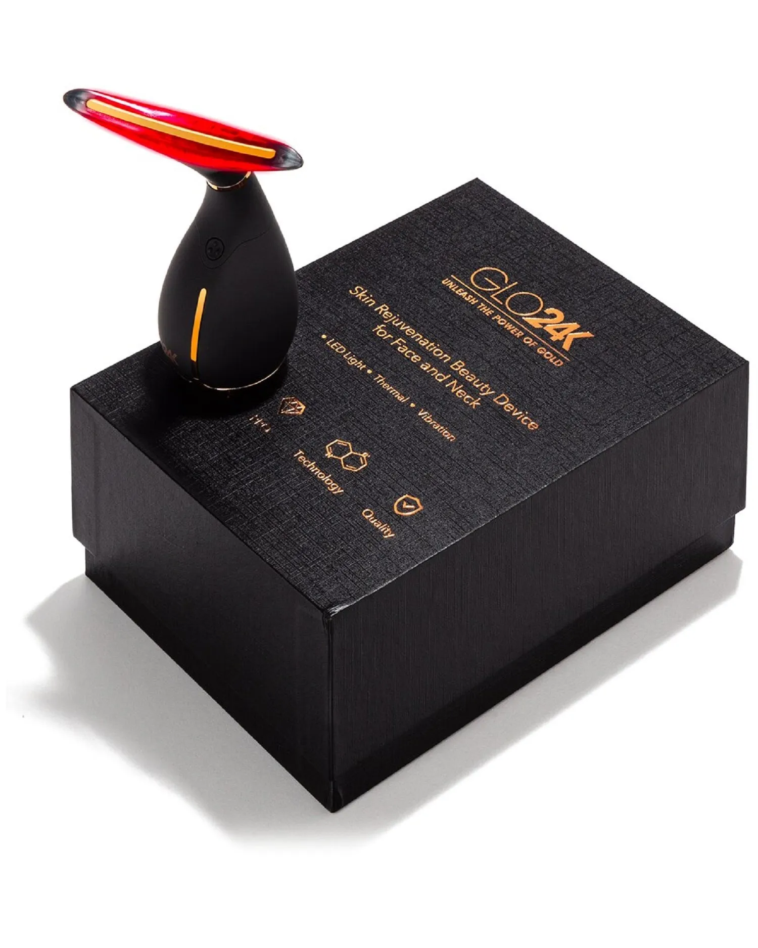 GLO24K Skin Rejuvenation Beauty Device for Face and Neck
