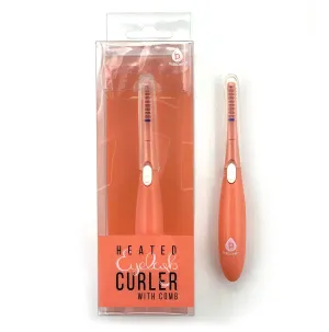 Heated Eyelash Curler With Comb, Provides Long Lasting Curl In Seconds