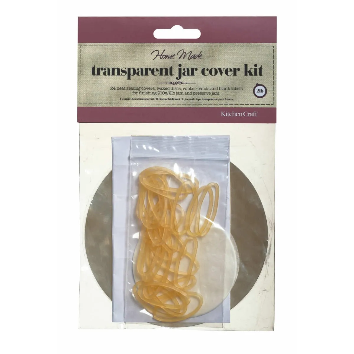 Home Made Jam Jar Cover Kit 908g x24