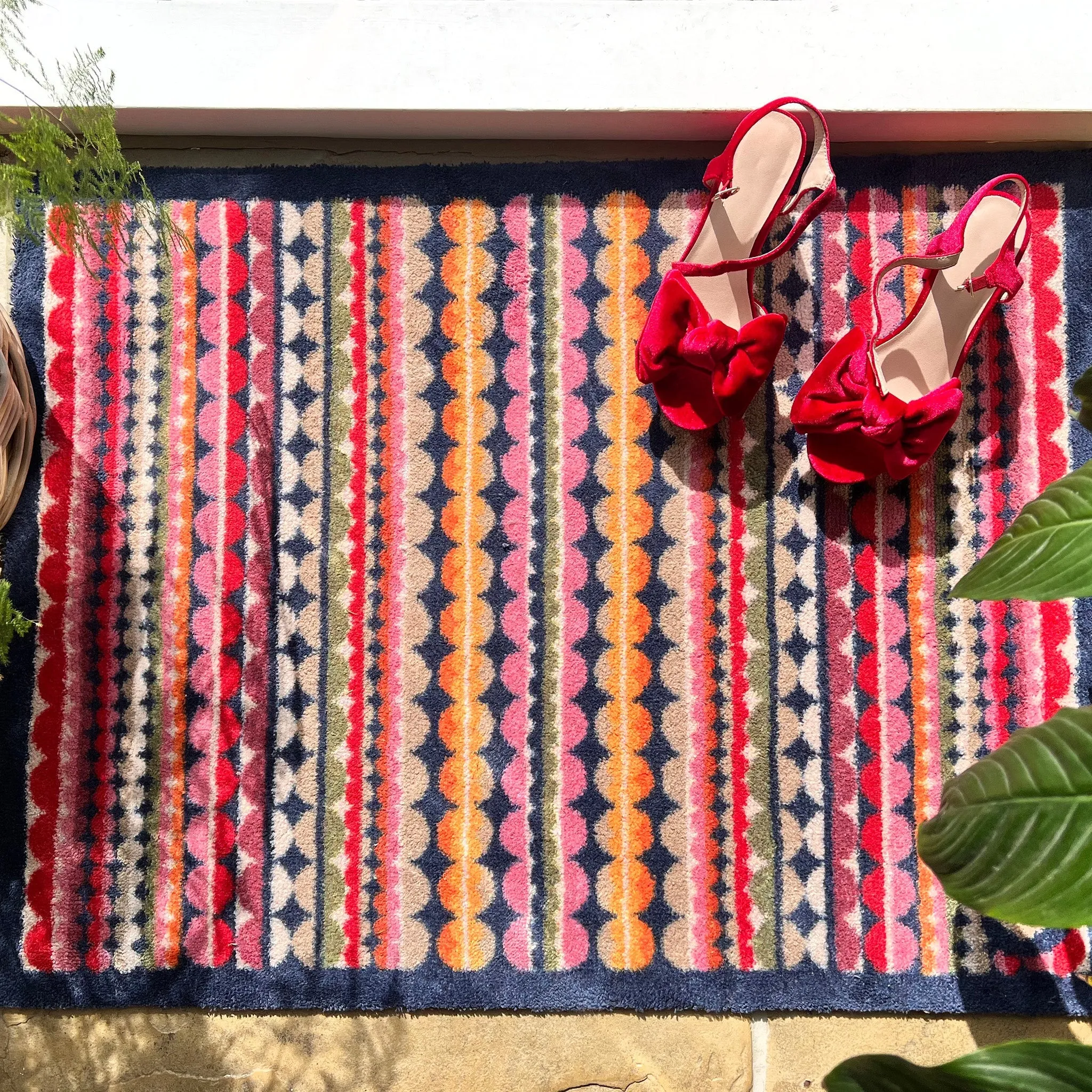 Hug Rug Beady Stripe Door Mat