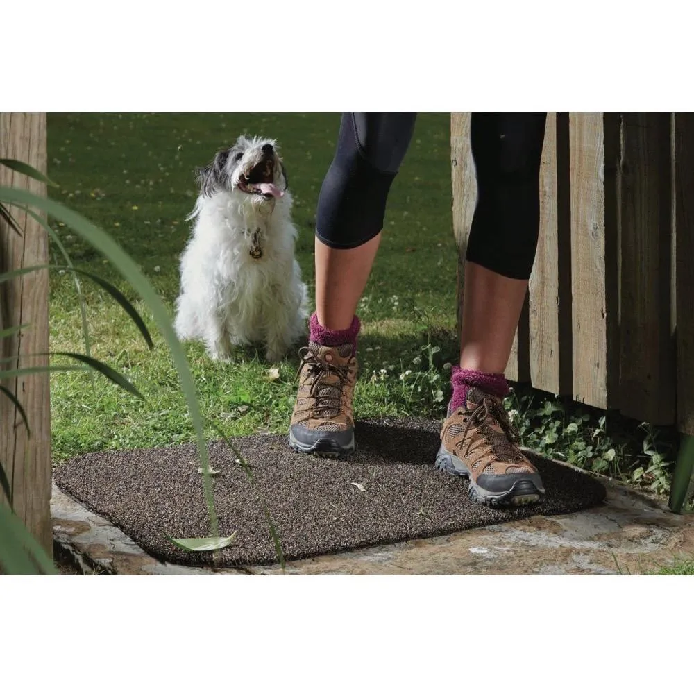 Hug Rug Door Mat Outdoor Coffee Brown