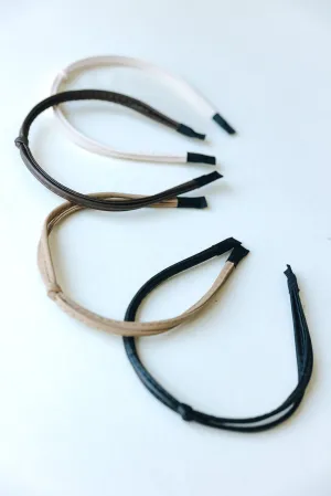 Leather Knot Headband Andi