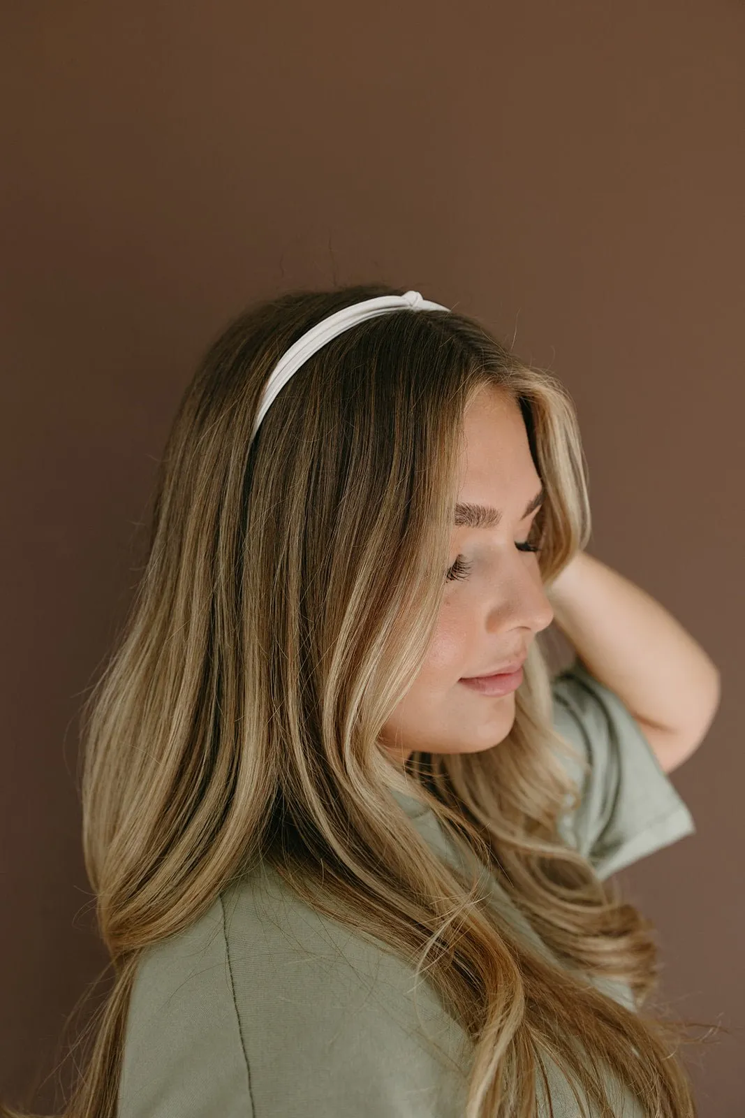 Leather Knot Headband Andi