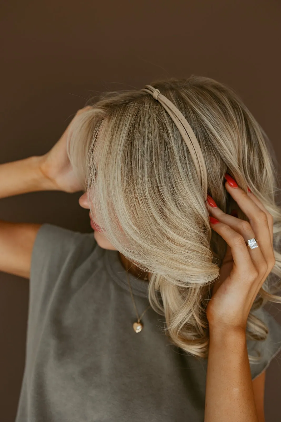 Leather Knot Headband Andi