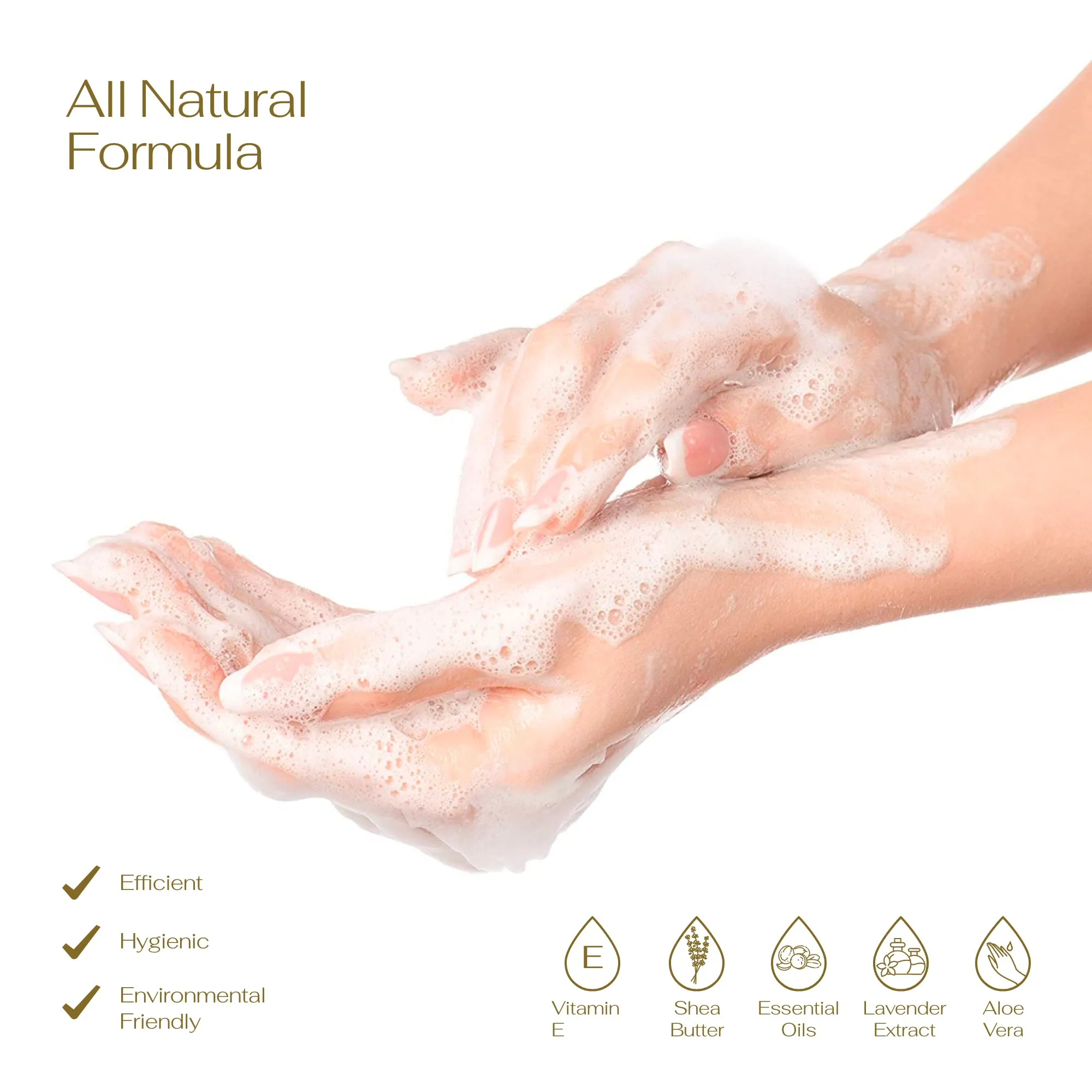 Lovery Foaming Hand Soap - Pack of 3 with Free Swarovski Bracelet