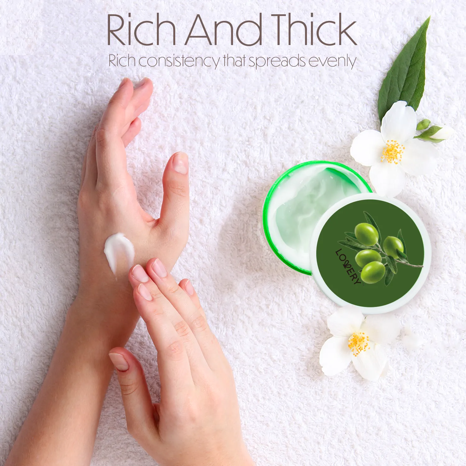 Lovery Olive Body Butter - Ultra Hydrating Shea Butter Body Cream