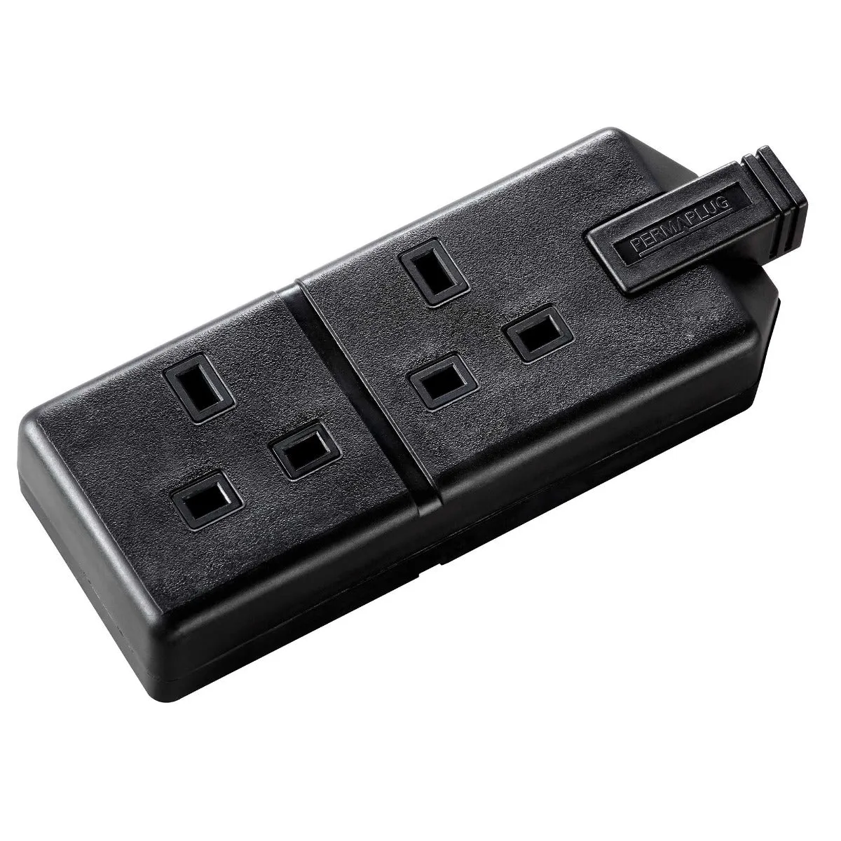 Masterplug Heavy-Duty Trailing Double Socket