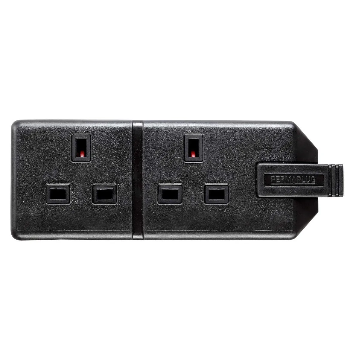Masterplug Heavy-Duty Trailing Double Socket