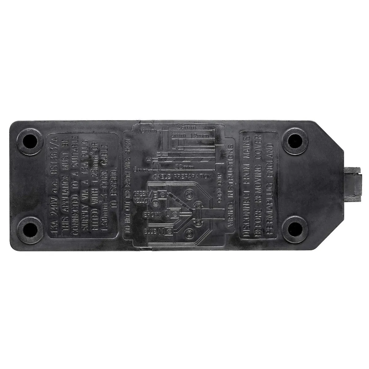 Masterplug Heavy-Duty Trailing Double Socket
