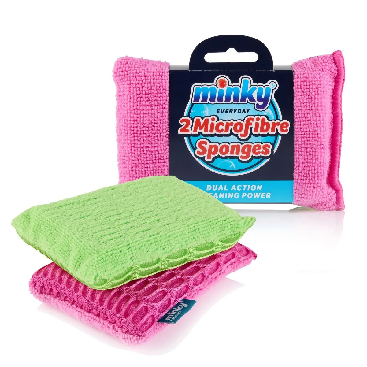 Minky Microfibre Sponges 2-Pack