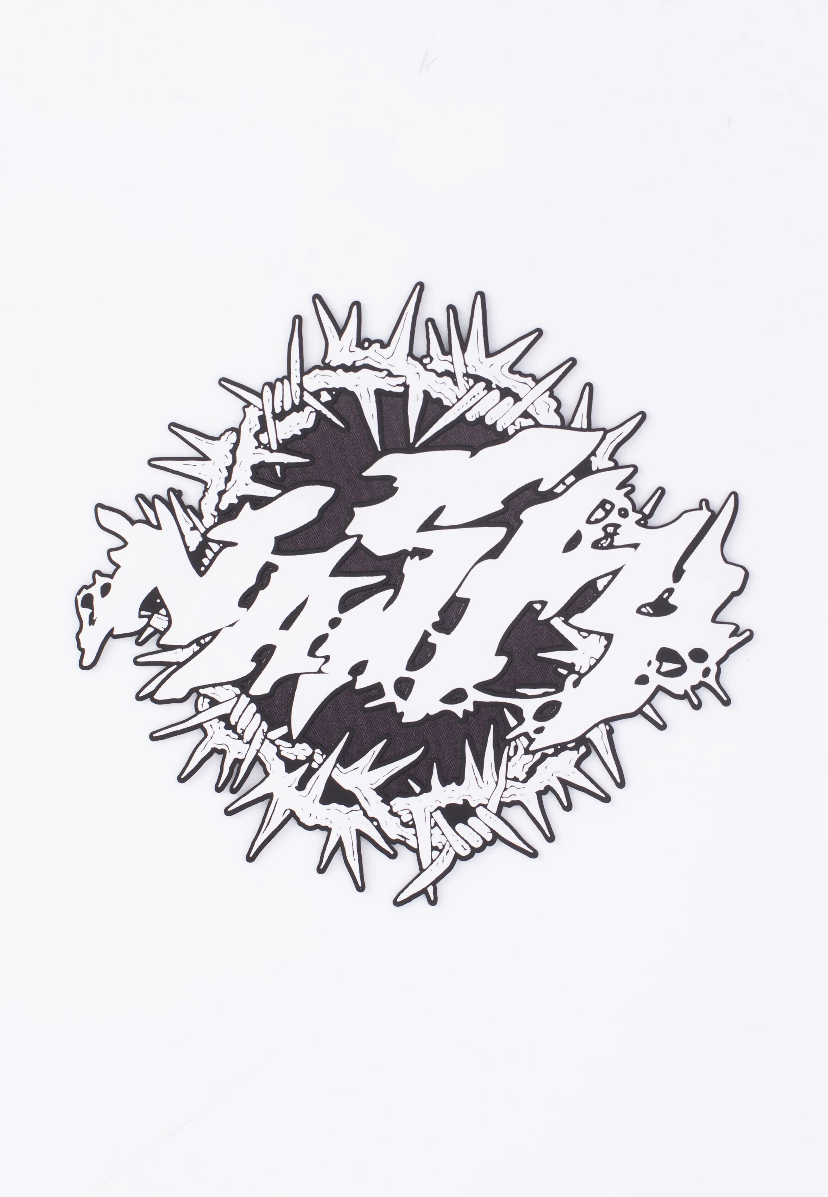 Nasty - Crown Of Thorns 3D Silicone/Satin - Patch