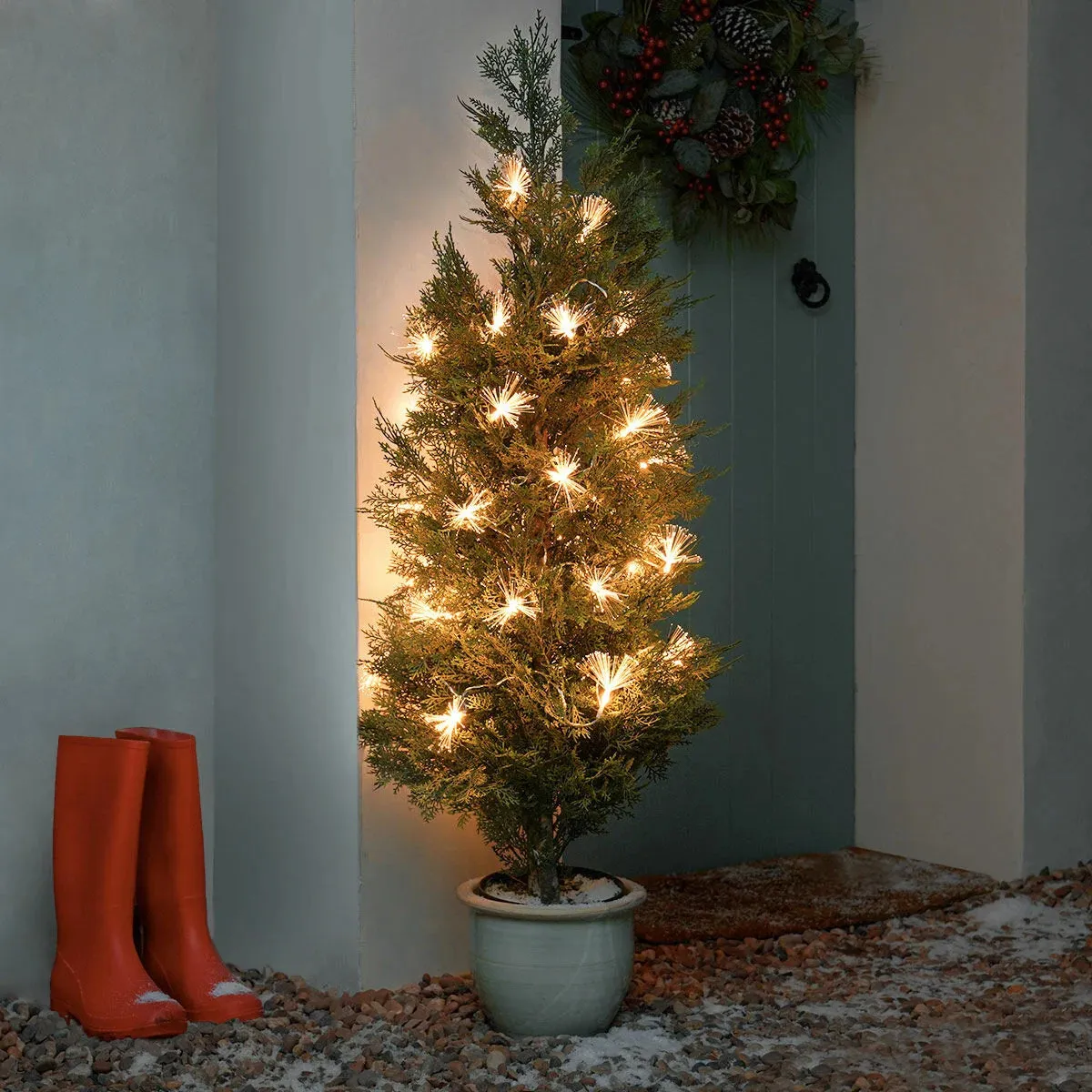 Noma Plug In Fibre Optic Stardust Fairy Lights 4.2m