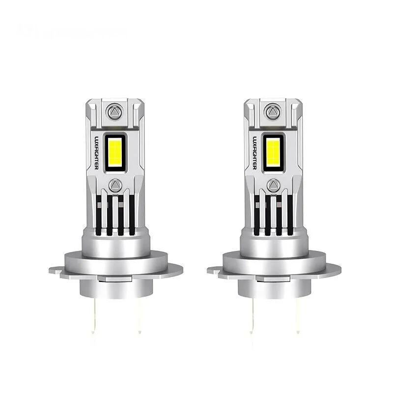 Pair Mini H7 LED Headlight Bulbs 2 x Globes 12V 6500k CSP Chips 1:1 Size IP65