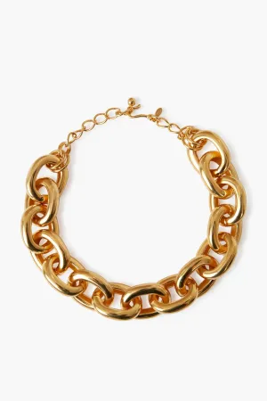 Polished Gold Chunky Chain Necklace