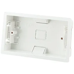 Ray Grahams 2 Gang 35mm Dry Lining Plaster Board Back Box