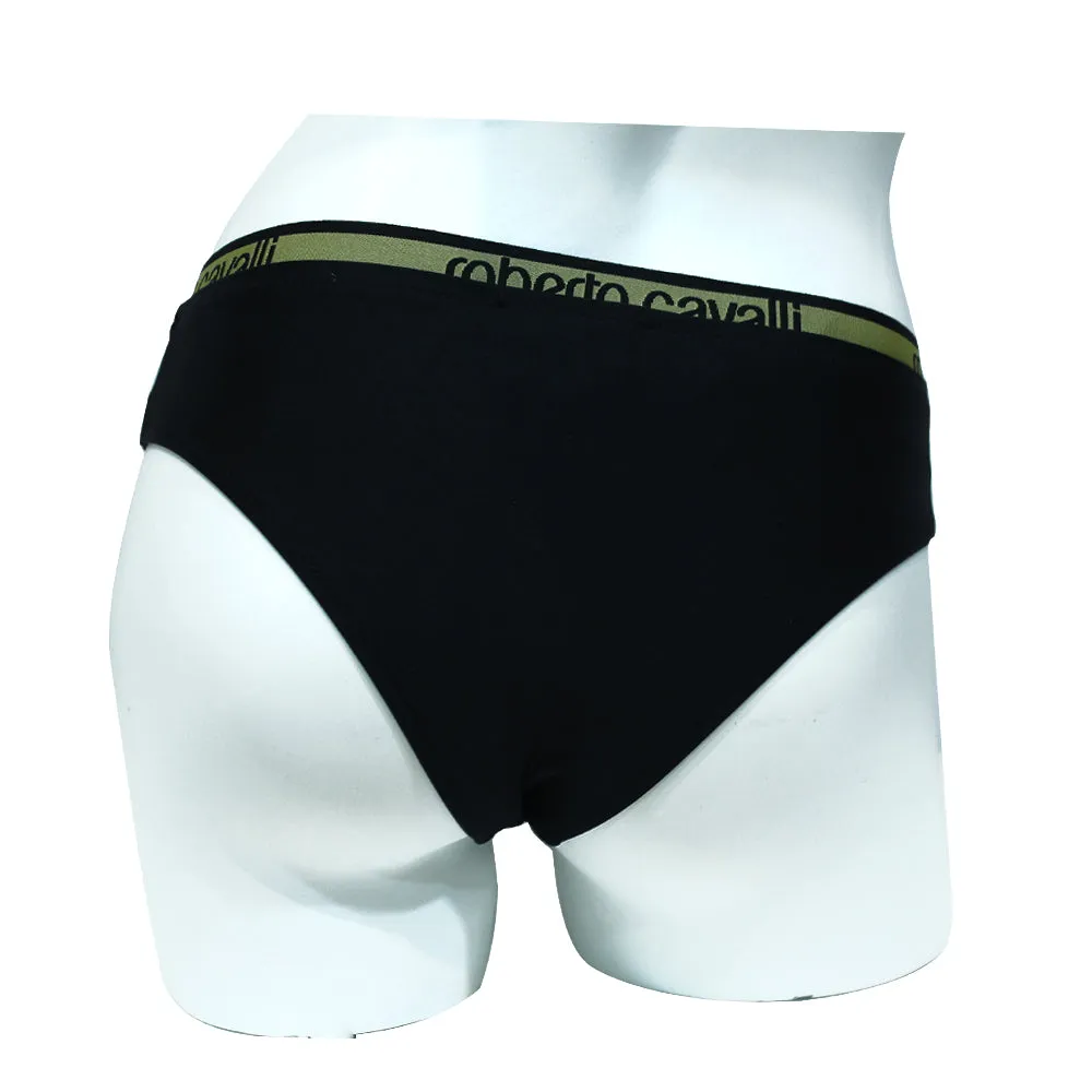Roberto Cavalli Active Slip Swimwear Black Size Small Black