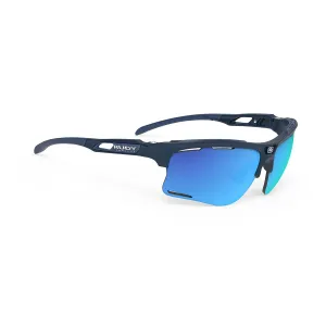 Rudy Keyblade Sunglasses - Navy Blue Matte Polar 3FX Blue