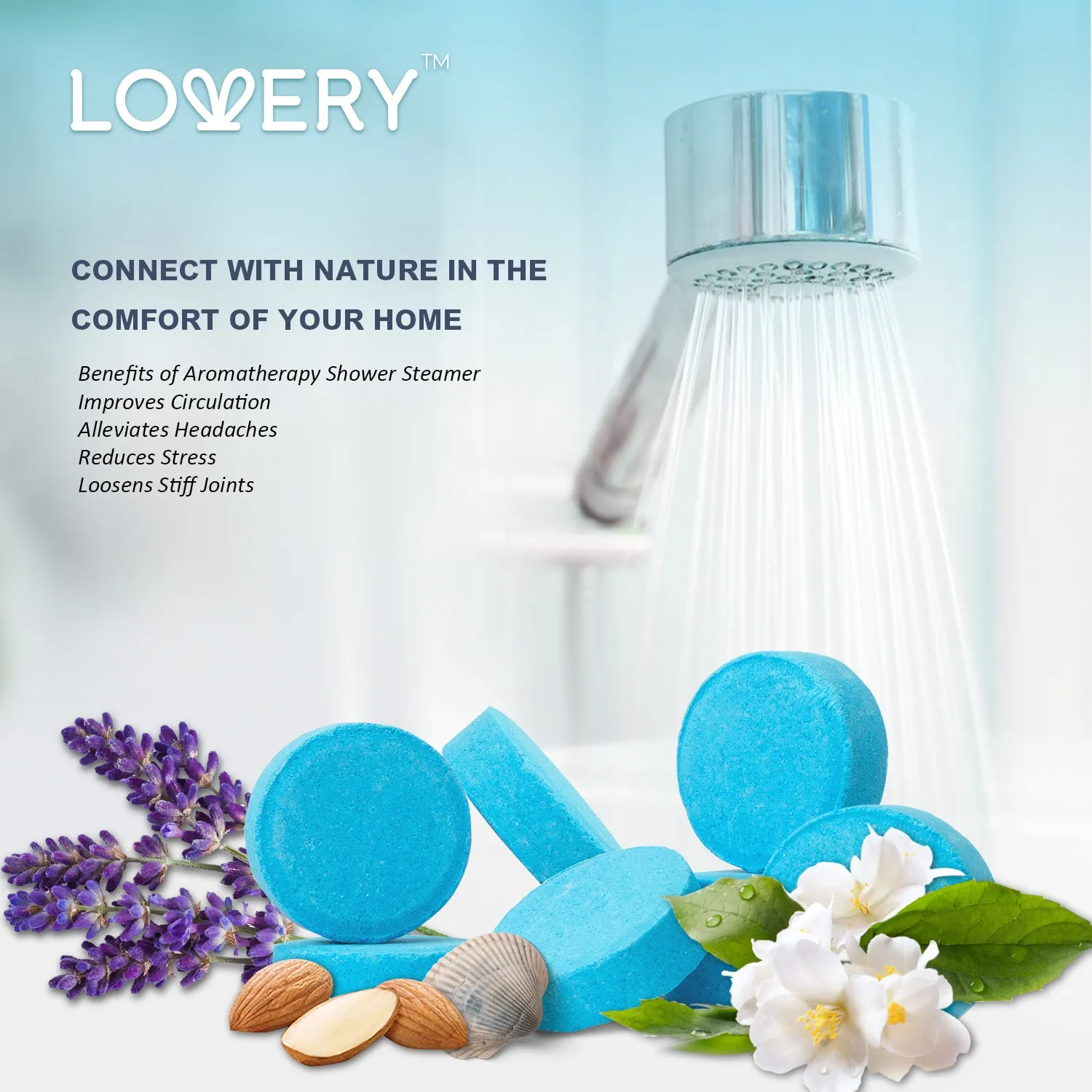 Shower Steamers Aromatherapy Self Care Gift - 8 pc Essential Oils Shower Bombs