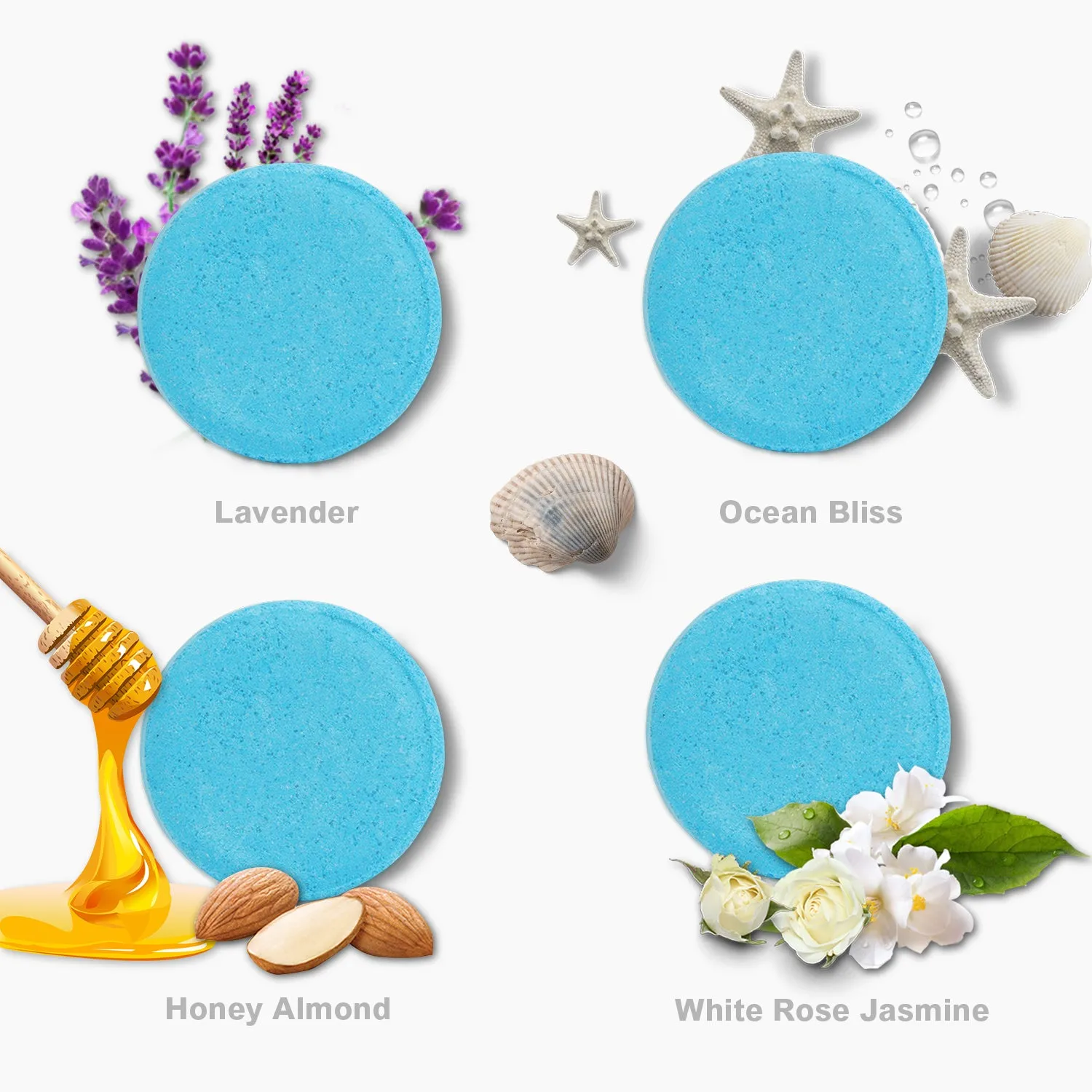 Shower Steamers Aromatherapy Self Care Gift - 8 pc Essential Oils Shower Bombs