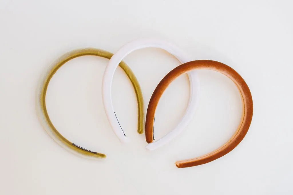 Slim Velvet Hard Headband Andi