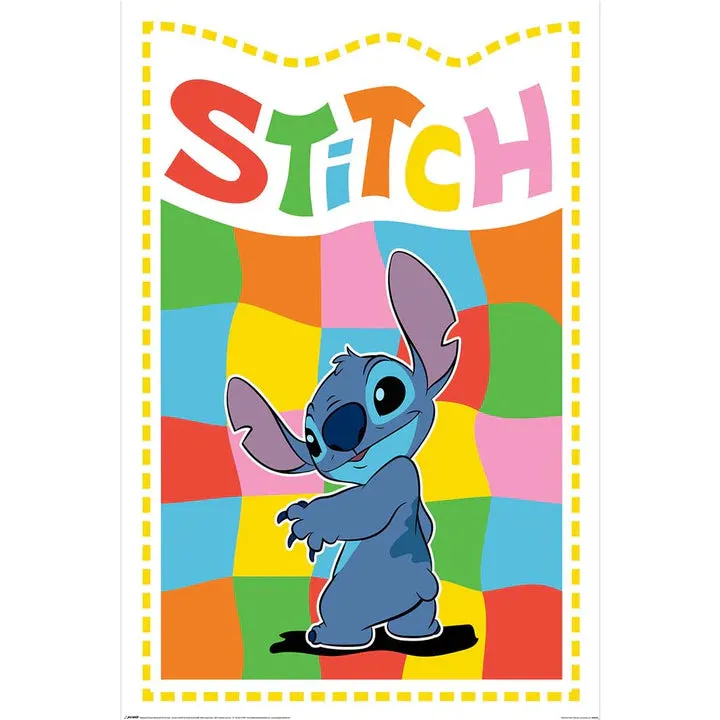 Stitch (Chequered Stitch) Maxi Poster