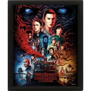 Stranger Things 4 (Vecna) Framed 3D