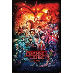 Stranger Things (Seasons Montage) Maxi Poster