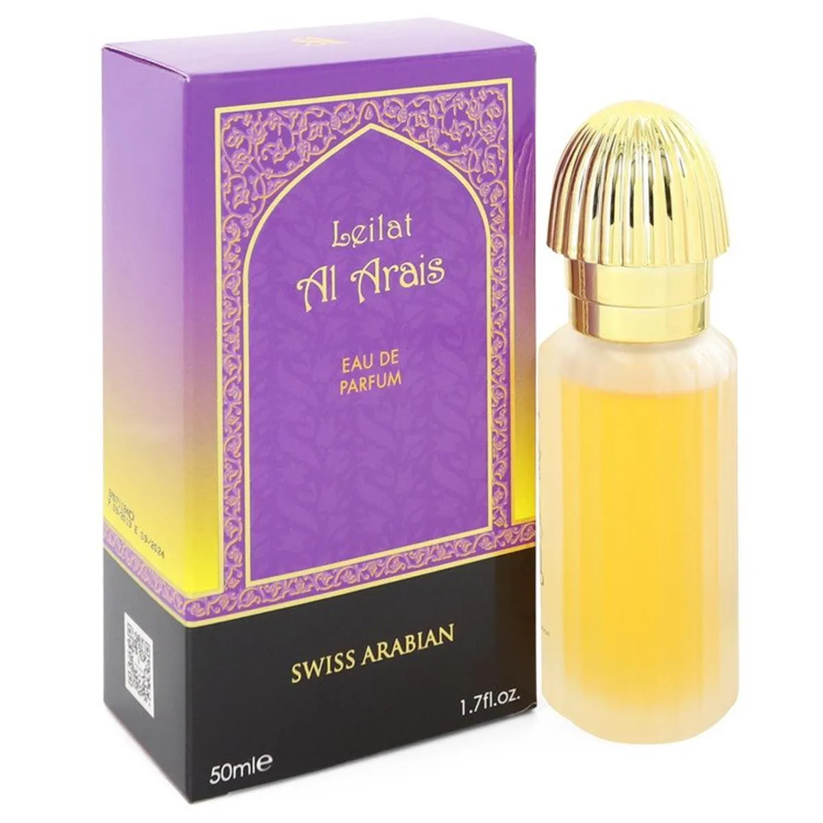 Swiss Arabian 551974 1.7 oz Leilat Al Arais Cologne Eau De Parfum Spray for Men