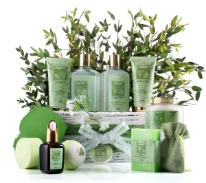 Tea Tree Bath Set - Luxury Aromatherapy Home Spa with Calming Mint Fragrance – 15 Pc 