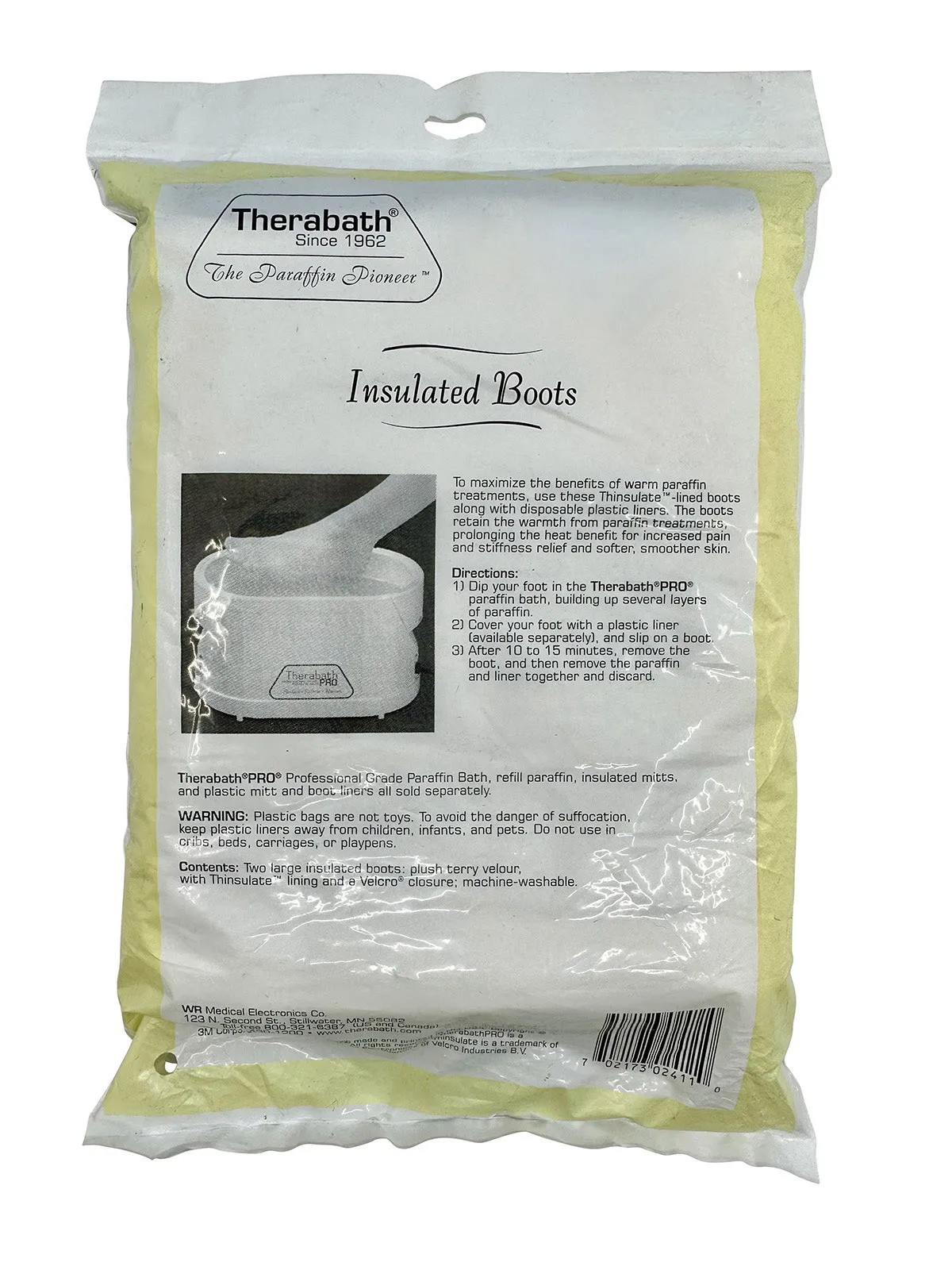 Therabath Paraffin Insulated Boots